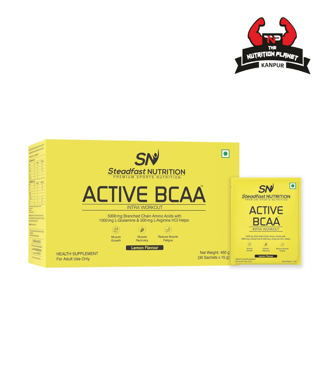 Steadfast Nutrition Active BCAA | Pre Workout BCAA Supplement in 2:1:1 Ratio | 30 Servings